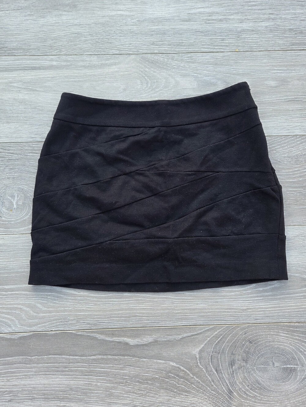 Express Black Bandage Style Mini Skirt